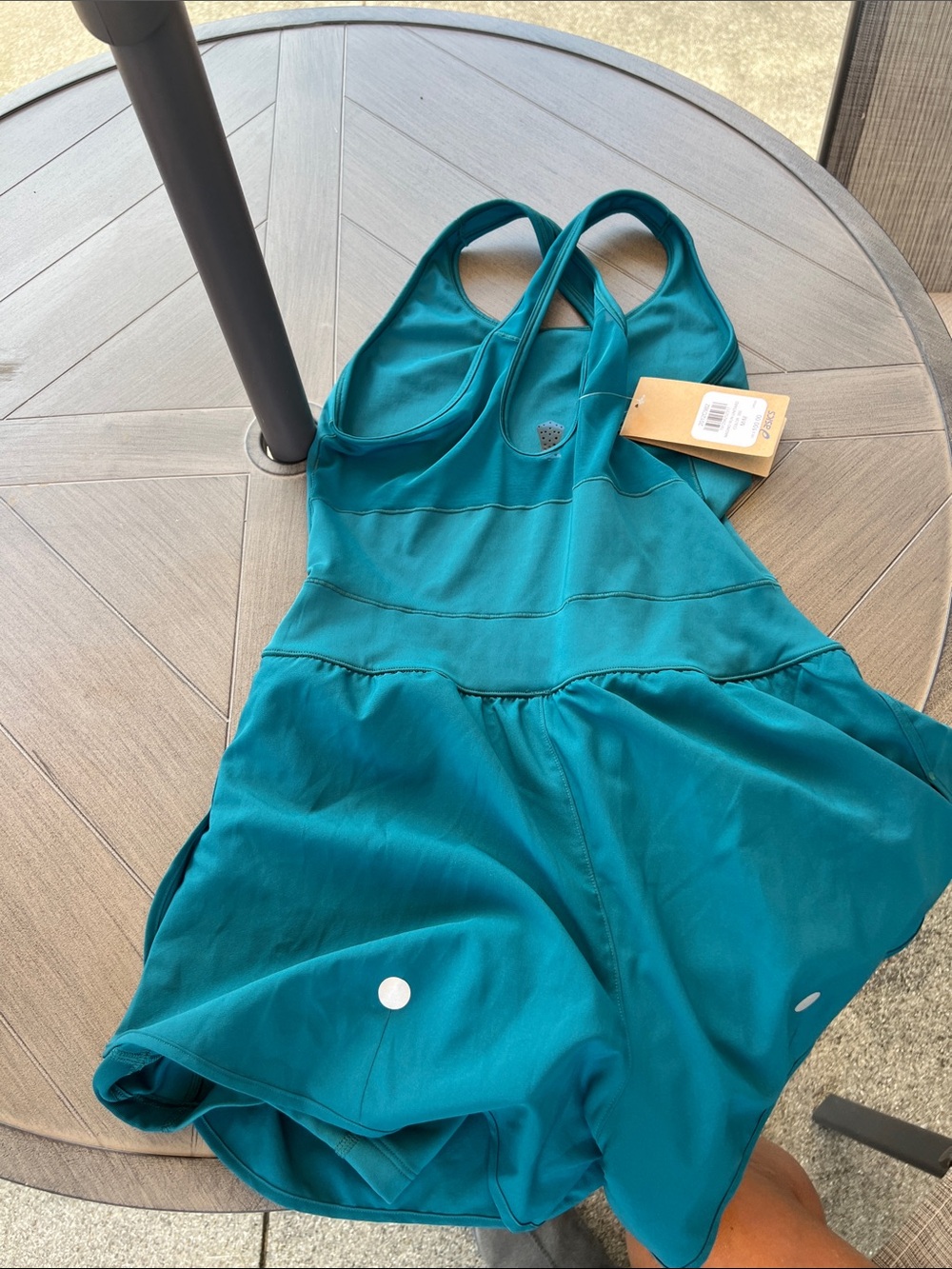 Asics Nagino Run Unitard in Teal